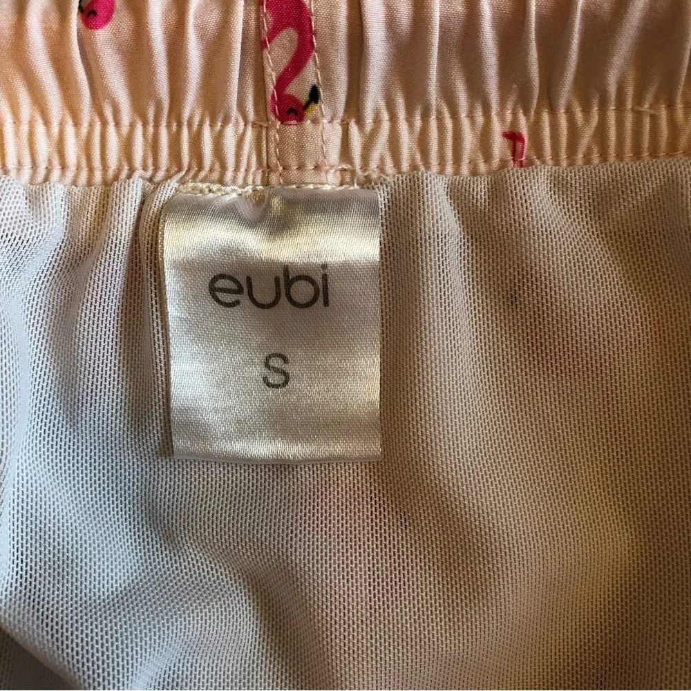 Eubi Pink Flamingo Swim Shorts Size S